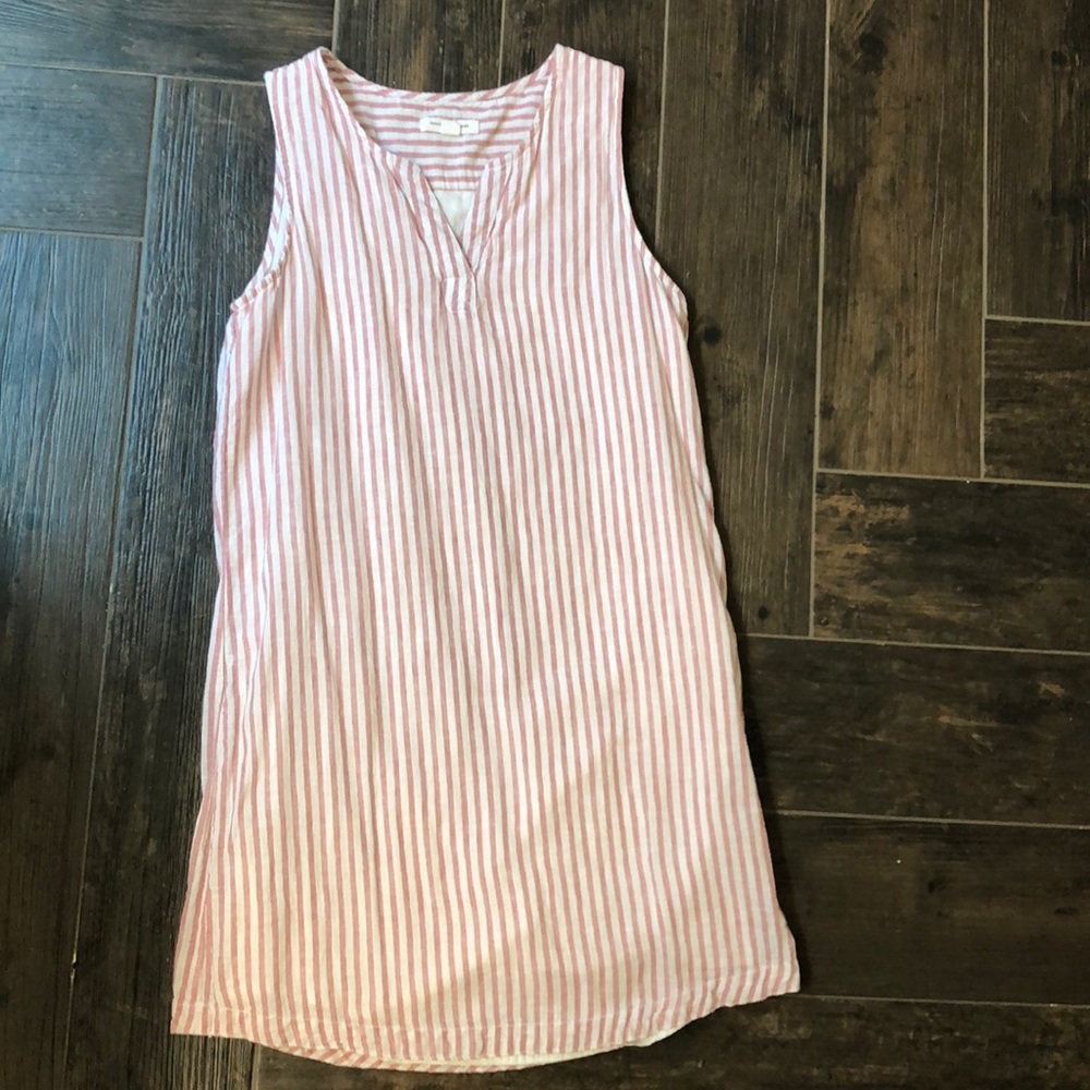 Linen/Cotton blend dress/swim cover up